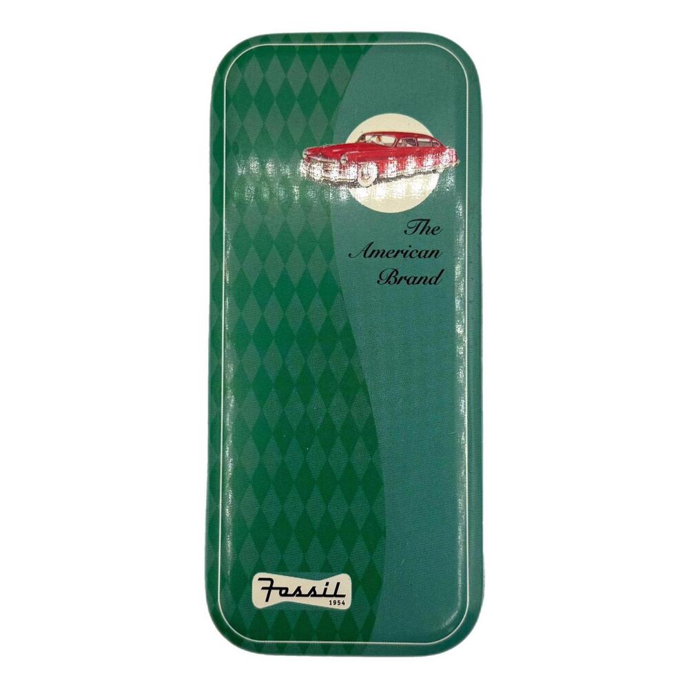 Vintage 90s Fossil Collectible Watch Tin - #0038 – Empty